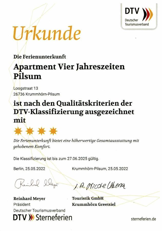 Vier Jahreszeiten Pilsum * Krummhörn